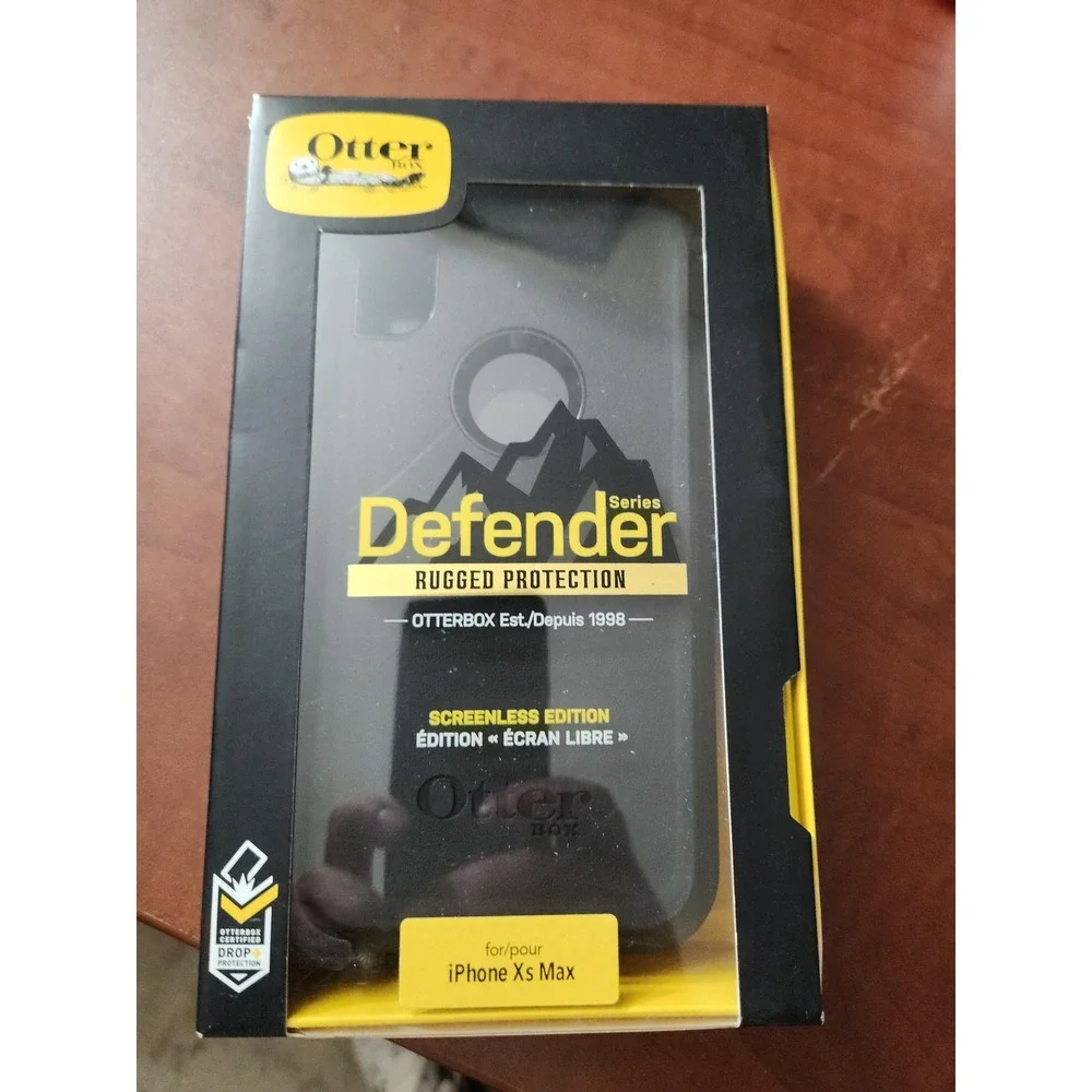 OtterBox Defender Series iPhone Xs Max Case Black Screenless Rugged 77-59971